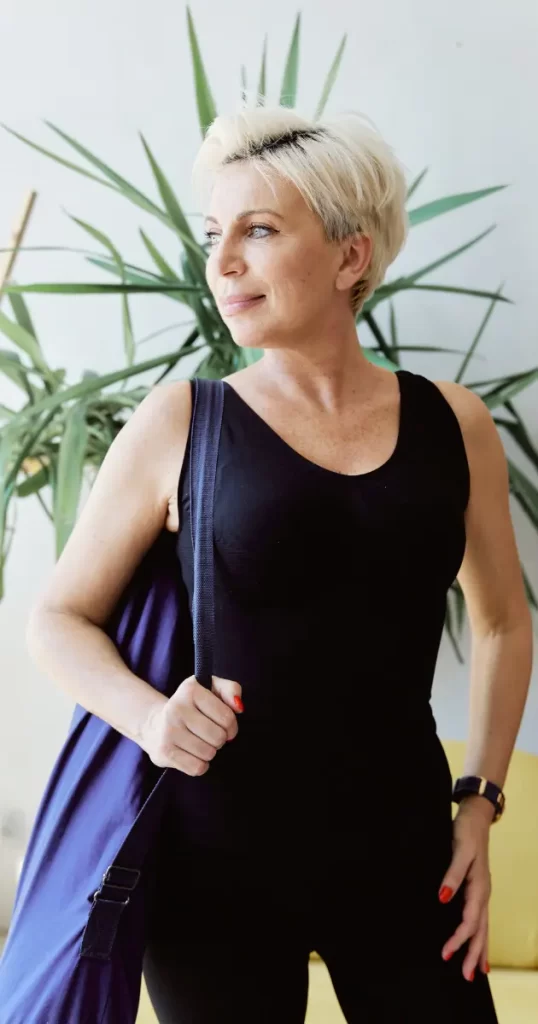 Easy to carry yoga mat 