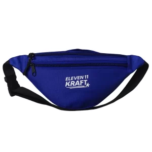 Waist Bag for Men & Women | Travel Fanny Pack with Adjustable Strap, Multiple Zipper Pockets | Waterproof Utility Belt Bag for Running, Daily Use (Black)