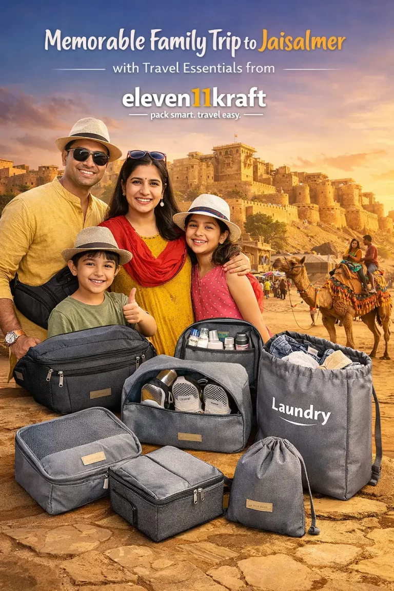 A Memorable Family Trip to Jaisalmer Made Easy with Travel Essentials from eleven11kraft